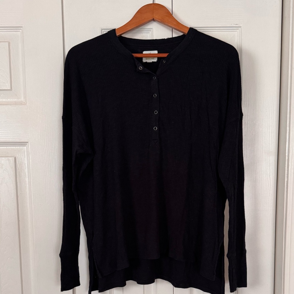 Aerie Offline Henley Sz Med